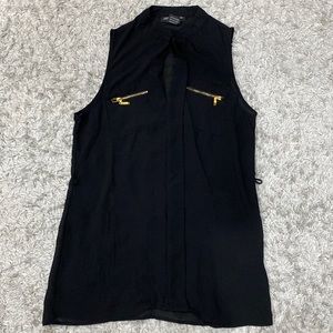 Streetwear Society Womens Sleeveless Flowy Top